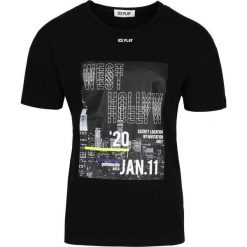 T-shirt ICE PLAY. Czarne koszulki męskie s, bez wzorów, z włoskim kołnierzykiem, bez rękawów. Za 149,00 zł.