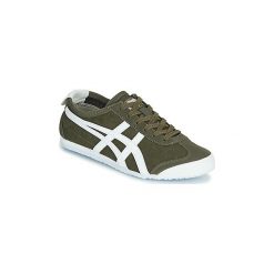 Buty Onitsuka Tiger MEXICO 66. Zielone trampki i tenisówki damskie Onitsuka Tiger, bez wzorów, bez zapięcia. Za 244,30 zł.