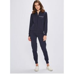 Emporio Armani - Piżama. Niebieskie piżamy damskie Emporio Armani, s, bez wzorów, z elastanu, bez rękawów. W wyprzedaży za 269,90 zł.