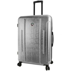 Mia Toro walizka podróżna M1239/3-L, srebrna. Szare walizki Mia Toro, bez wzorów, eleganckie. Za 559,00 zł.