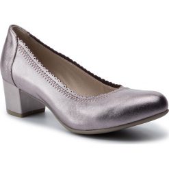 Półbuty CAPRICE - 9-22304-22 Soft Pink Met. 596. Różowe półbuty damskie Caprice, bez wzorów, ze skóry ekologicznej, eleganckie, bez obcasa, na obcasie, bez zapięcia. W wyprzedaży za 149,00 zł.