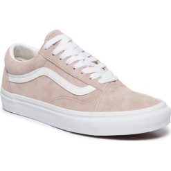 Tenisówki VANS - Old Skool VN0A4BV5V791 (Pig Suede)Shdw Gry/Trwht. Brązowe półbuty damskie Vans, bez wzorów, ze skóry, bez zapięcia. Za 359,00 zł.