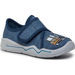 Kapcie SUPERFIT - 5-00298-81 M Blau. Niebieskie sandały chłopięce Superfit, z tworzywa sztucznego, bez zapięcia. Za 129,00 zł.