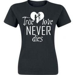 Bluzki damskie: Miasteczko Halloween True Love Koszulka damska czarny