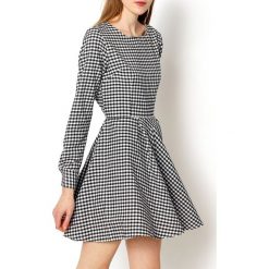 Sukienki: Rozkloszowana sukienką w kratkę XL+