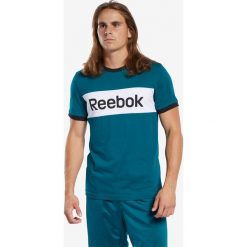 Reebok Essentials Koszulka Niebieski. Niebieskie podkoszulki męskie Reebok, s, bez wzorów, z bawełny, bez kołnierzyka, krótkie. Za 76,95 zł.