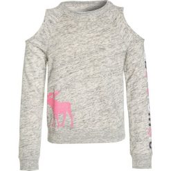 Abercrombie & Fitch CREW Bluza light heather grey. Szare bluzy dziewczęce marki Abercrombie & Fitch, z bawełny. W wyprzedaży za 127,20 zł.