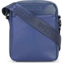 Torba 87-4P-504-N. Niebieskie listonoszki męskie Wittchen, w paski, małe. Za 106,25 zł.