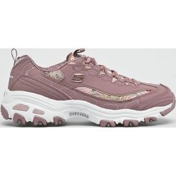 Skechers - Buty. Fioletowe buty sportowe damskie Skechers, ze skóry, sportowe. W wyprzedaży za 229,90 zł.