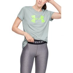 Under Armour Tech™ 2.0 Koszulka Zielony. Zielone koszulki damskie Under Armour, xxl, z nadrukiem, z poliesteru, bez kołnierzyka, z krótkim rękawem. Za 128,95 zł.