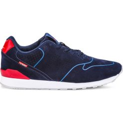 Buty sportowe męskie: BUTY MĘSKIE SPORTOWE SNEAKERSY T203 – GRANATOWE