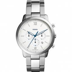 Zegarek FOSSIL - Neutra Chrono FS5433 Silver/Silver. Szare zegarki męskie marki Fossil, ze stali. Za 589,00 zł.
