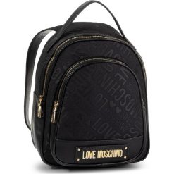 Plecak LOVE MOSCHINO - JC4218PP08KC100A Nero. Czarne plecaki damskie Love Moschino, bez wzorów, ze skóry ekologicznej, eleganckie, bez dodatków. Za 899,00 zł.