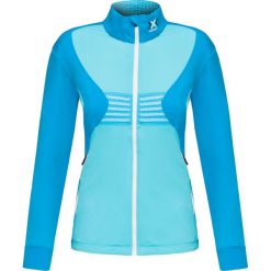 Bluza damska X-BIONIC RACCOON FULL ZIP. Niebieskie bluzy damskie X BIONIC, l, bez wzorów, z materiału, bez kaptura. W wyprzedaży za 504,00 zł.
