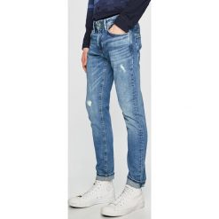 Pepe Jeans - Jeansy Stanley. Niebieskie jeansy męskie Pepe Jeans, bez wzorów. W wyprzedaży za 349,90 zł.