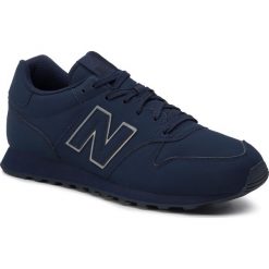 Sneakersy NEW BALANCE - GM500TRN Granatowy. Niebieskie sneakersy męskie New Balance, na co dzień, bez wzorów, ze skóry ekologicznej, klasyczne, bez zapięcia. Za 249,00 zł.