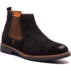 Sztyblety SERGIO BARDI - Bitetto FW127372618AD 801. Czarne sztyblety męskie marki Sergio Bardi, ze skóry. W wyprzedaży za 209,00 zł.