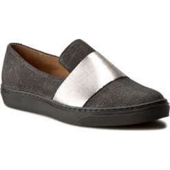 Półbuty SERGIO BARDI - Greta FW1269517AF 209. Czarne półbuty damskie Sergio Bardi, w paski, ze skóry, bez obcasa, na płaskiej podeszwie, z paskami. W wyprzedaży za 189,00 zł.