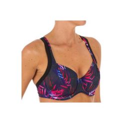 Góra kostiumu kąpielowego EDEN PALMI damska. Czarne t-shirty damskie marki OLAIAN, bez wzorów, z elastanu, bez rękawów. Za 79,99 zł.