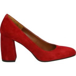 Czółenka - 2201 CAM ROSS. Czerwone buty ślubne damskie Venezia, ze skóry. Za 349,00 zł.