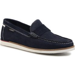 Mokasyny S.OLIVER - 5-14608-24 Navy 805. Niebieskie mokasyny męskie S.Oliver, ze skóry, klasyczne. Za 279,00 zł.