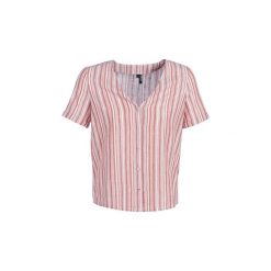 Bluzki Vero Moda VMESTHER. Czerwone bluzki damskie Vero Moda, s, bez wzorów, bez kołnierzyka, bez rękawów. Za 149,00 zł.