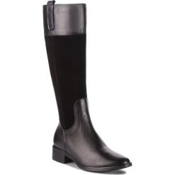 Oficerki SERGIO BARDI - Calanna FW127283818SW 601. Czarne kozaki damskie Sergio Bardi, ze skóry, bez obcasa, bez zapięcia. W wyprzedaży za 299,00 zł.