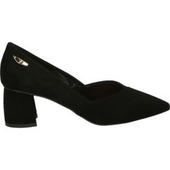Czółenka - 2075 CAM NERO. Czarne buty ślubne damskie Venezia, ze skóry. Za 319,00 zł.