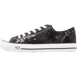 Trampki damskie slip on: H.I.S Tenisówki i Trampki black