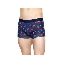 Bielizna męska Happy Socks - Cherry Trunk (CHE87-6001). Czerwona bokserki męskie Happy Socks, z materiału. Za 79,90 zł.