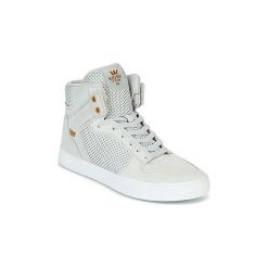 Buty Supra VAIDER. Szare trampki i tenisówki damskie marki Supra, bez wzorów, bez zapięcia. Za 391,20 zł.