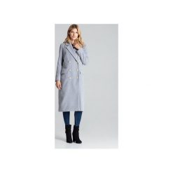 Płaszcz M681zary. Szare płaszcze damskie FIGL, xl, bez wzorów, klasyczne. Za 329,00 zł.