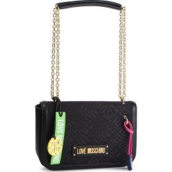Torebka LOVE MOSCHINO - JC4210PP07KB100A Nero. Czarne torebki klasyczne damskie Love Moschino, bez wzorów, ze skóry ekologicznej, klasyczne, na ramię, bez dodatków. W wyprzedaży za 529,00 zł.