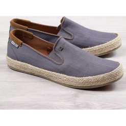 Espadryle męskie szare Big Star DD174247 - szary. Szare espadryle męskie BIG STAR, bez wzorów, retro, bez zapięcia. Za 129,99 zł.