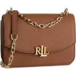 Torebka LAUREN RALPH LAUREN - Madison 431746226003 Brown. Pomarańczowe listonoszki damskie Lauren Ralph Lauren, z aplikacjami, ze skóry, zdobione, bez dodatków. Za 1089,00 zł.