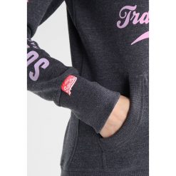 Bluzy damskie: Superdry TRACK & FIELD HOOD Bluza z kapturem miami charcoal marl
