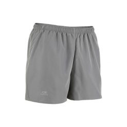 Spodenki do biegania RUN DRY męskie. Szare spodenki i szorty męskie marki KALENJI, s, z poliesteru, do biegania. Za 19,99 zł.