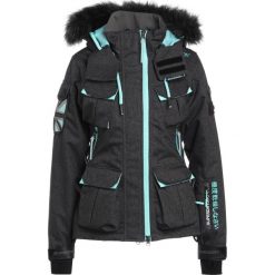 Superdry ULTIMATE SNOW SERVICE Kurtka snowboardowa black grit/fluro mint. Czarne kurtki damskie narciarskie Superdry, l, z materiału. W wyprzedaży za 879,20 zł.
