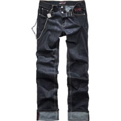AC/DC EMP Signature Collection Jeansy ciemnoniebieski. Niebieskie jeansy męskie z dziurami marki AC/DC. Za 284,90 zł.