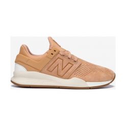 New Balance 247 Tenisówki Brązowy. Pomarańczowe trampki męskie New Balance, bez wzorów, ze skóry, bez zapięcia. Za 567,95 zł.