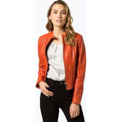 Maddox - Damska kurtka skórzana, czerwony. Czerwone kurtki damskie Maddox, bez wzorów, eleganckie, bez kaptura. Za 649,95 zł.