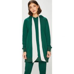 Answear - Bluza. Zielone bluzy damskie z kieszeniami marki ANSWEAR, s, z elastanu, z kapturem. W wyprzedaży za 99,90 zł.