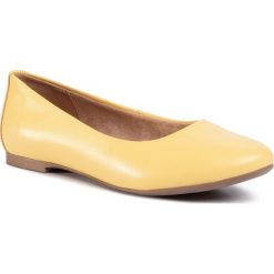 Baleriny LASOCKI - OCE-KARA-03 Yellow. Żółte półbuty damskie Lasocki, bez wzorów, ze skóry, klasyczne, bez obcasa, na płaskiej podeszwie, bez zapięcia. Za 119,99 zł.