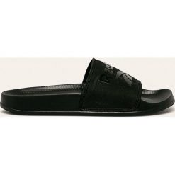 Reebok - Klapki Rbk Fulgere Slide. Czarne klapki damskie Reebok, bez wzorów, z gumy, bez obcasa. Za 69,90 zł.