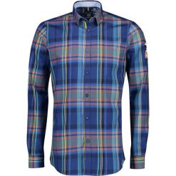 Lerros koszula męska 29D1013 XL niebieska. Niebieskie koszule męskie Lerros, xl, w kratkę, z bawełny. Za 239,00 zł.