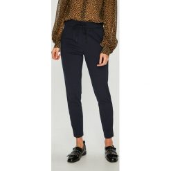 Only - Spodnie Poptrash. Niebieskie spodnie damskie ONLY, s, bez wzorów, z elastanu, casualowe. W wyprzedaży za 79,90 zł.