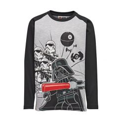 T-shirty chłopięce z długim rękawem: Koszulka „M-72363” w kolorze szarym