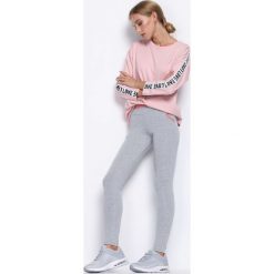 Jasnoszare Legginsy Really Me. Szare legginsy damskie marki Born2be, xxl. Za 34,99 zł.