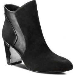 Botki CAPRICE - 9-25336-39 Black Nubuc 008. Czarne buty zimowe damskie Caprice, z nubiku. W wyprzedaży za 249,00 zł.