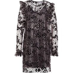 Sukienki: Opening Ceremony FLORAL GLITTER MINI DRESS Sukienka koktajlowa black